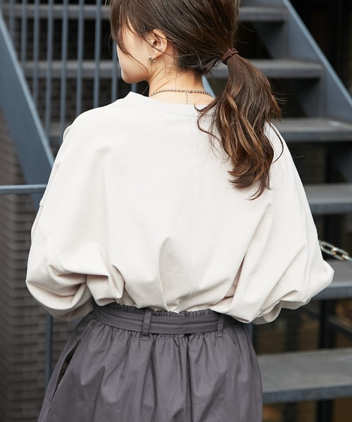 【ZOZOTOWN限定】リサイクルコットンボリュームスリーブロンTee