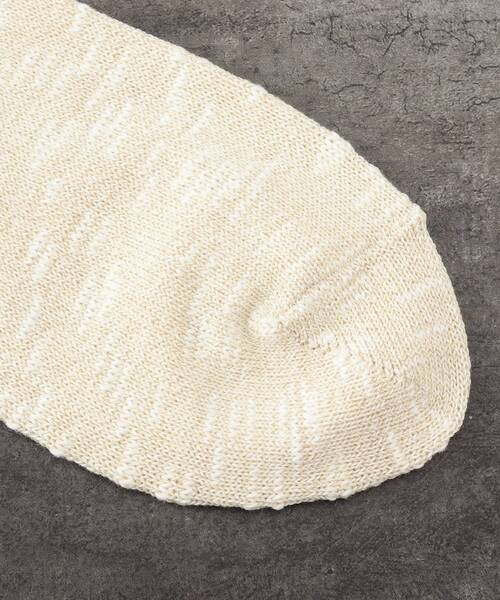 TAKEO KIKUCHI（タケオキクチ）の「◆スラブショートソックス（ソックス/靴下・メンズ・ネイビー/オレンジ/イエロー系その他・00）」の5枚目の写真