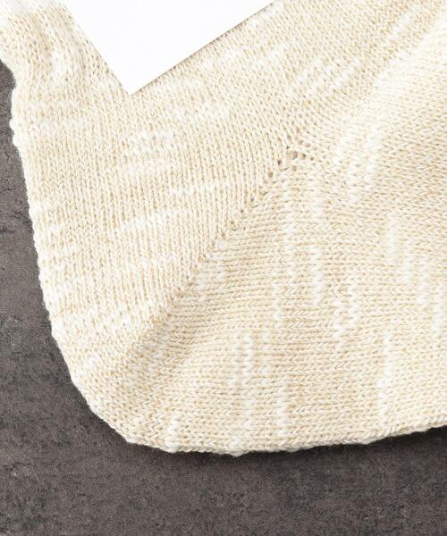 TAKEO KIKUCHI（タケオキクチ）の「◆スラブショートソックス（ソックス/靴下・メンズ・ネイビー/オレンジ/イエロー系その他・00）」の6枚目の写真