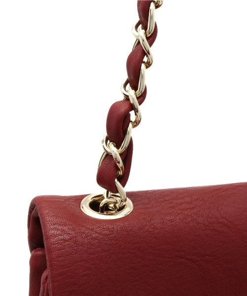 ROSE BUD（ローズバッド）の「(SMORK)J081 PU SHOULDER BAG （ショルダーバッグ・レディース・ブラック/ワイン・ONE SIZE）」の3枚目の写真