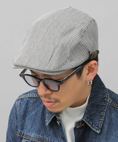 【2組セット】Lee ストライプエプロンとハンチング帽セット Lee 2WAYエプロン LCK79012 カフェ 飲食店【ボンマックス】秋冬