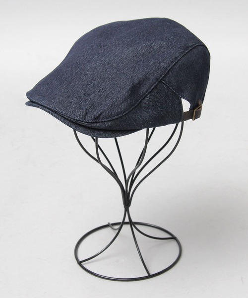 Ruben(ルーベン)の「デニム ヒッコリーストライプ ハンチング帽(ハンチング/ベレー帽・メンズ・ブラック/ネイビー/ストライプ・FREE)」の18枚目の写真