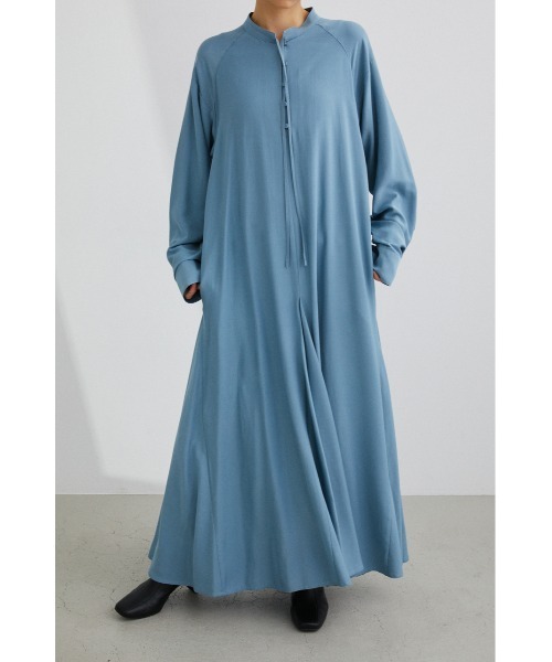 STYLEMIXER（スタイルミキサー）の「サテンフレアワンピース（ワンピース・レディース・ブラック/ライトイエロー/サックスブルー・SMALL/MEDIUM）」の10枚目の写真