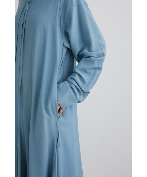 STYLEMIXER（スタイルミキサー）の「サテンフレアワンピース（ワンピース・レディース・ブラック/ライトイエロー/サックスブルー・SMALL/MEDIUM）」の12枚目の写真