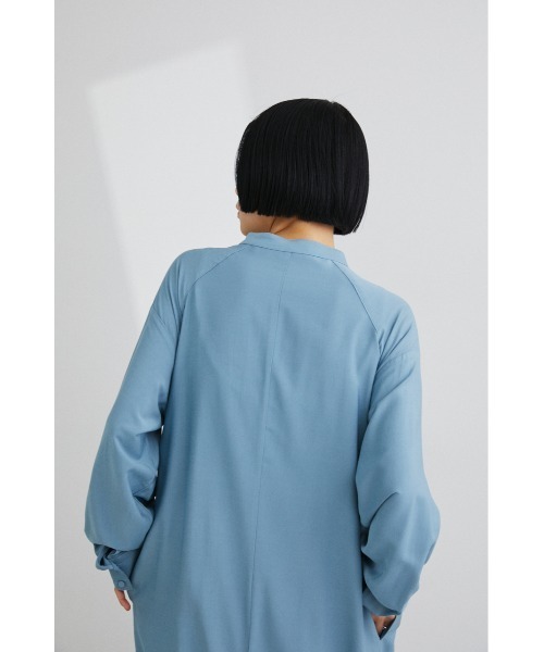 STYLEMIXER（スタイルミキサー）の「サテンフレアワンピース（ワンピース・レディース・ブラック/ライトイエロー/サックスブルー・SMALL/MEDIUM）」の16枚目の写真