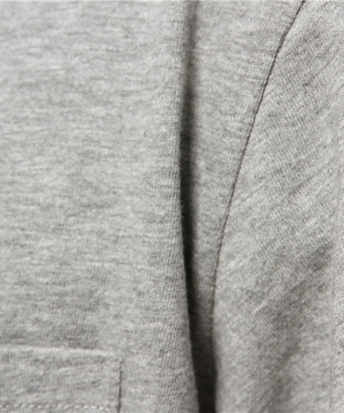 WEGO（ウィゴー）の「WEGO/スラブVネックポケTシャツ（Tシャツ/カットソー・メンズ・杢グレー/ブラック/ホワイト/ブルー・LARGE/SMALL/MEDIUM）」の7枚目の写真