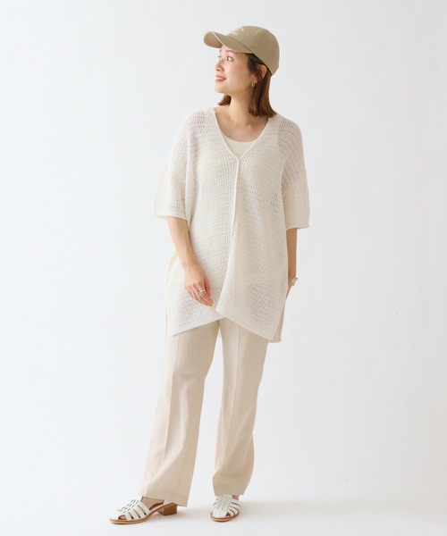 セール】リネンブレンドスラックスパンツ（スラックス）｜JOURNAL