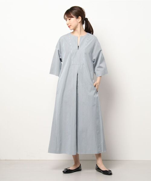 激安セール高評価 Ticca ティッカ のワンピース Ticca ワンピース Women Ticca 別注 キーネック ロングワンピース ロング ワンピース 注目の格安