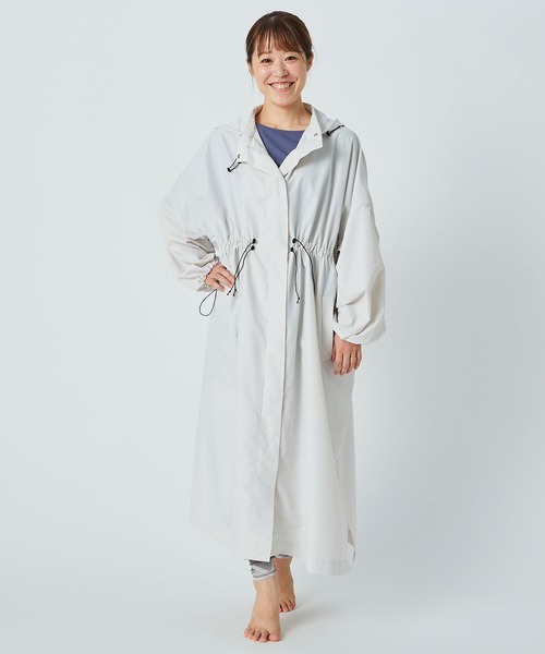 Julier Yoga and Relax（ジュリエヨガアンドリラックス）の「Julier ライトコート（その他アウター・レディース・ホワイト/ネイビー/ブルー・FREE）」の5枚目の写真