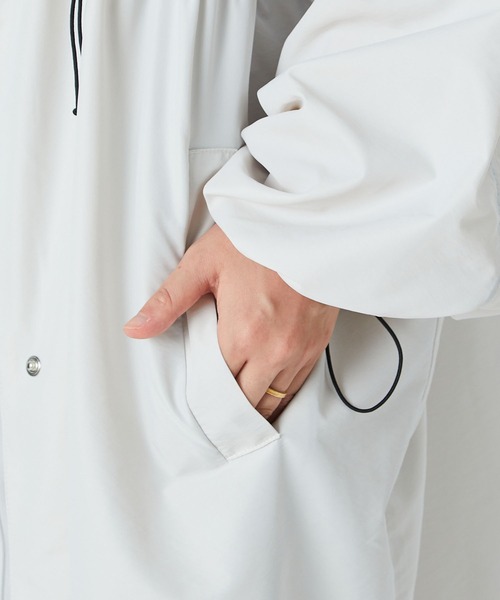 Julier Yoga and Relax（ジュリエヨガアンドリラックス）の「Julier ライトコート（その他アウター・レディース・ホワイト/ネイビー/ブルー・FREE）」の13枚目の写真