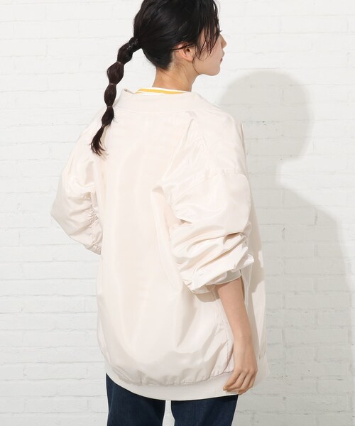 Cutie Blonde（キューティーブロンド）の「◆【S-L】ロングMA-1（ブルゾン・レディース・ナチュラル/ブラック/カーキ・03/01/02）」の17枚目の写真