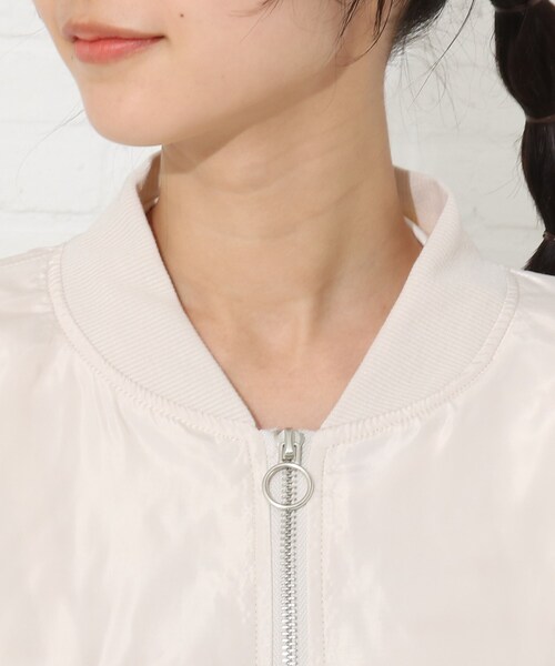 Cutie Blonde（キューティーブロンド）の「◆【S-L】ロングMA-1（ブルゾン・レディース・ナチュラル/ブラック/カーキ・03/01/02）」の20枚目の写真