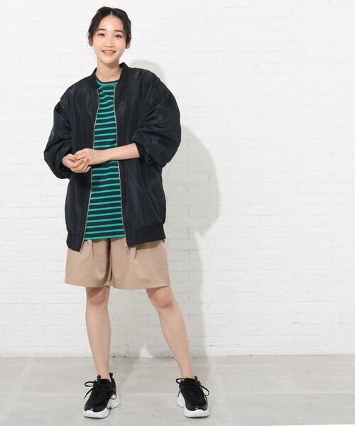 Cutie Blonde（キューティーブロンド）の「◆【S-L】ロングMA-1（ブルゾン・レディース・ナチュラル/ブラック/カーキ・03/01/02）」の21枚目の写真