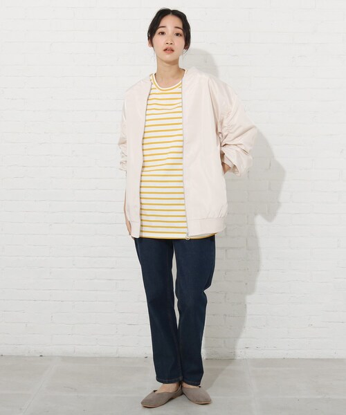 Cutie Blonde（キューティーブロンド）の「◆【S-L】ロングMA-1（ブルゾン・レディース・ナチュラル/ブラック/カーキ・03/01/02）」の7枚目の写真