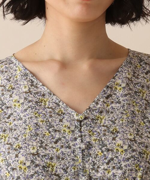 OPAQUE.CLIP（オペークドットクリップ）の「◆小花柄ドルマンワンピース（ワンピース・レディース・パープル系1/ホワイト系3/オレンジ系その他2・36/38）」の7枚目の写真