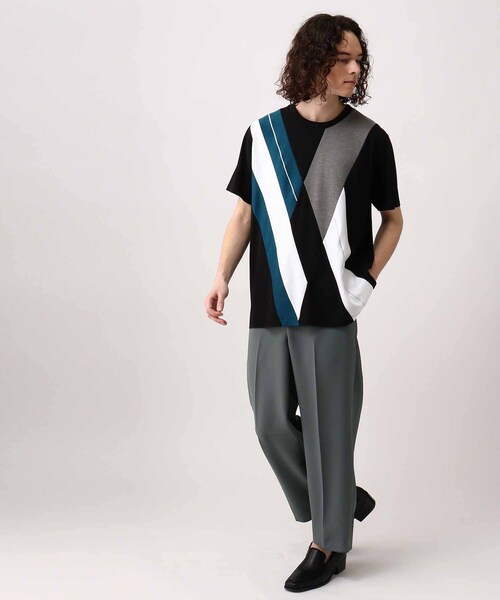 tk.TAKEO KIKUCHI（ティーケータケオキクチ）の「◆セミワイドストレートカラーパンツ（ユニセックスアイテム）（その他パンツ・メンズ・オフホワイト/チャコールグレー/ブラック/ワインレッド/ブルー・02/03/66）」の15枚目の写真