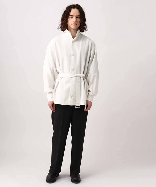 tk.TAKEO KIKUCHI（ティーケータケオキクチ）の「◆セミワイドストレートカラーパンツ（ユニセックスアイテム）（その他パンツ・メンズ・オフホワイト/チャコールグレー/ブラック/ワインレッド/ブルー・02/03/66）」の16枚目の写真