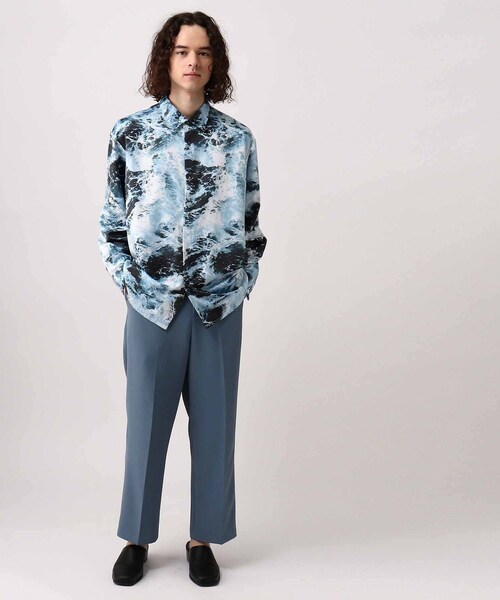 tk.TAKEO KIKUCHI（ティーケータケオキクチ）の「◆セミワイドストレートカラーパンツ（ユニセックスアイテム）（その他パンツ・メンズ・オフホワイト/チャコールグレー/ブラック/ワインレッド/ブルー・02/03/66）」の18枚目の写真