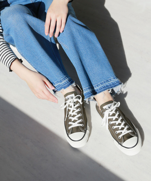 CONVERSE(コンバース)の「【CONVERSE/コンバース】CANVAS ALL STAR J OX:スニーカー(スニーカー・レディース・カーキ・23.5cm/23cm/24cm/25cm/22.5cm/24.5cm)」の17枚目の写真