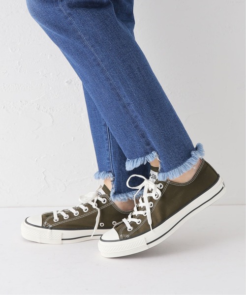 CONVERSE(コンバース)の「【CONVERSE/コンバース】CANVAS ALL STAR J OX:スニーカー(スニーカー・レディース・カーキ・23.5cm/23cm/24cm/25cm/22.5cm/24.5cm)」の2枚目の写真