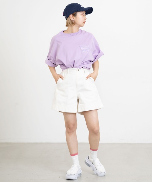 MILKFED.（ミルクフェド）の「TRIPLE COOPER LOGO SOCKS/ブランドロゴ/ミドル丈 靴下/ソックス（ソックス/靴下・レディース・ホワイト/ブラック/レッド/ライトパープル/ライトピンク・ONE SIZE）」の14枚目の写真