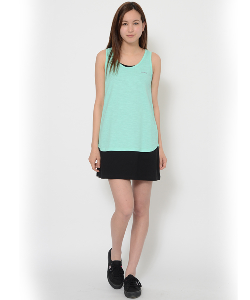 X-girl（エックスガール）の「【Zipper夏号掲載】3 PIECE SET DRESS（ワンピース・レディース・アッシュ/イエロー/ネイビー・1/2）」の11枚目の写真