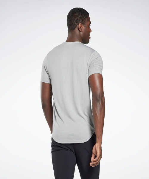 Reebok(リーボック)の「アクティブチル+ドリームブレンド Tシャツ / Activchill+ドリームブレンド T-Shirt(Tシャツ/カットソー・メンズ・アーミー/ベージュ系その他/ブラック/サックスブルー/ライトグレー・MEDIUM/LARGE/SMALL/X-LARGE/XX-LARGE/XXX-LARGE/X-SMALL)」の8枚目の写真