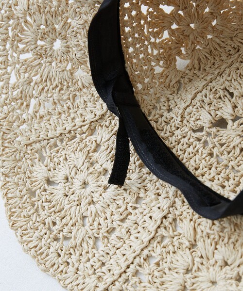 FREAK'S STORE（フリークスストア）の「【WEB限定】フラワーモチーフハット（ハット・レディース・ブラウン/ナチュラル・ONE SIZE）」の12枚目の写真