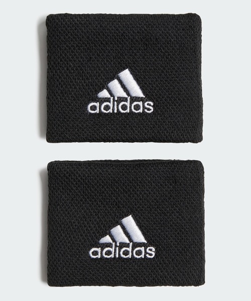 adidas(アディダス)の「テニス リストバンド S / アディダス(メンズ/レディース)(バングル/リストバンド・メンズ・ホワイト×ブラック/ピンク系その他/ブラック×ホワイト・LARGE)」の2枚目の写真
