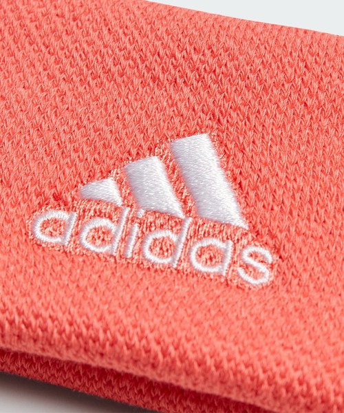 adidas(アディダス)の「テニス リストバンド S / アディダス(メンズ/レディース)(バングル/リストバンド・メンズ・ホワイト×ブラック/ピンク系その他/ブラック×ホワイト・LARGE)」の6枚目の写真