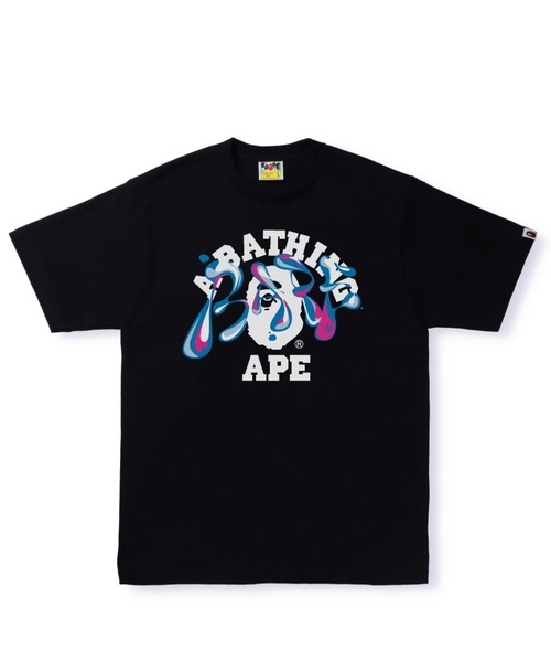 トップス MARBLE CAMO LIQUID COLLEGE TEE A BATHING APE（アベイシングエイプ）の「MARBLE CAMO LIQUID