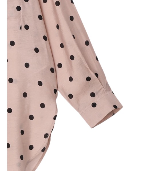 AMERICAN HOLIC(アメリカンホリック)の「開襟Wポケットシアーシャツ(シャツ/ブラウス・レディース・ブラック/ピンク・L/M)」の21枚目の写真