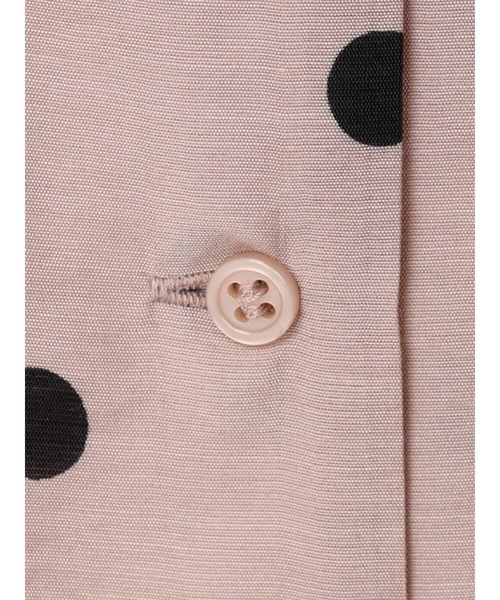 AMERICAN HOLIC(アメリカンホリック)の「開襟Wポケットシアーシャツ(シャツ/ブラウス・レディース・ブラック/ピンク・L/M)」の17枚目の写真