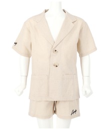 リネン風セットアップ