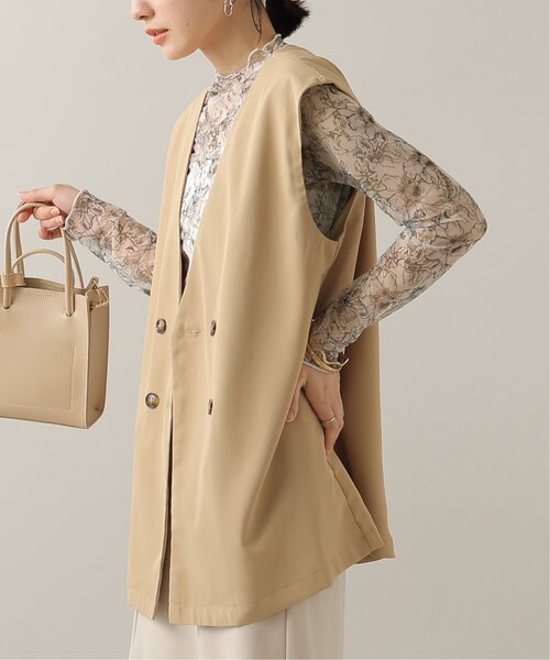 frames RAY CASSIN（フレームスレイカズン）の「シアーアートフラワーボトルネックプルオーバー（Tシャツ/カットソー・レディース・オフホワイト/ベージュ系・FREE）」の6枚目の写真