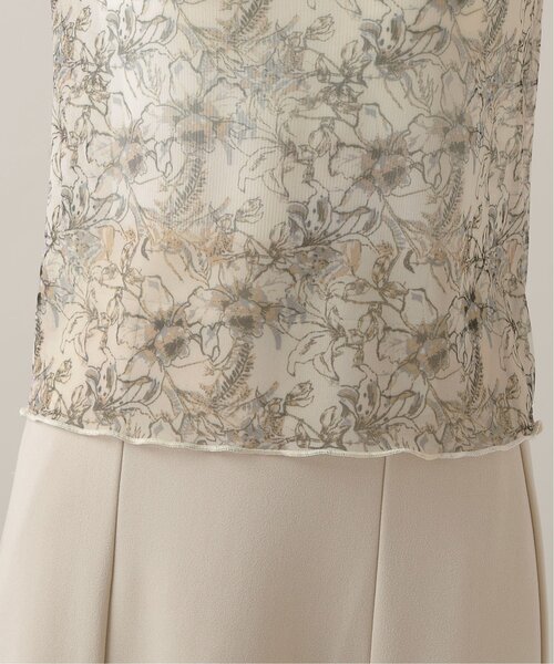 frames RAY CASSIN（フレームスレイカズン）の「シアーアートフラワーボトルネックプルオーバー（Tシャツ/カットソー・レディース・オフホワイト/ベージュ系・FREE）」の14枚目の写真