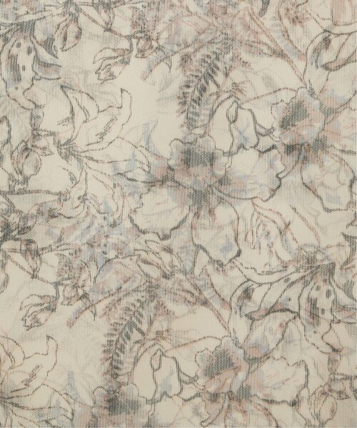 frames RAY CASSIN（フレームスレイカズン）の「シアーアートフラワーボトルネックプルオーバー（Tシャツ/カットソー・レディース・オフホワイト/ベージュ系・FREE）」の15枚目の写真