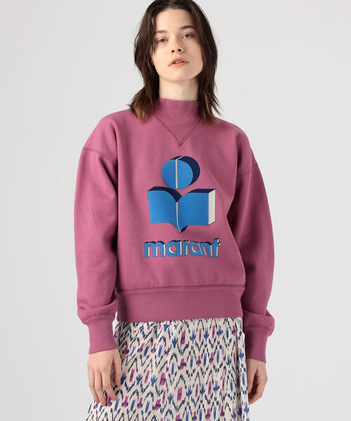 ISABEL MARANT（イザベルマラン）の「ISABEL MARANT ETOILE MOBY ロゴスエットプルオーバー（スウェット・レディース・ライトブルー/イエロー/ピンク・34/36）」の5枚目の写真