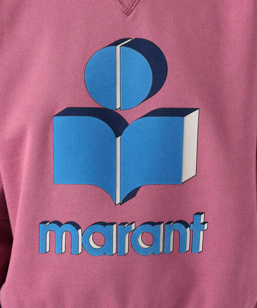 ISABEL MARANT（イザベルマラン）の「ISABEL MARANT ETOILE MOBY ロゴスエットプルオーバー（スウェット・レディース・ライトブルー/イエロー/ピンク・34/36）」の8枚目の写真
