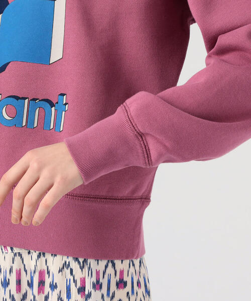 ISABEL MARANT（イザベルマラン）の「ISABEL MARANT ETOILE MOBY ロゴスエットプルオーバー（スウェット・レディース・ライトブルー/イエロー/ピンク・34/36）」の11枚目の写真