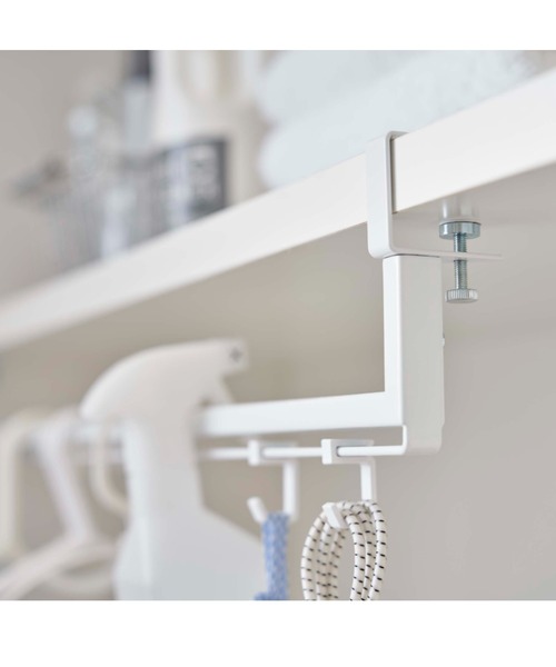 tower（タワー）の「WEB限定 tower 伸縮棚下収納ハンガー ホワイト（ランドリーグッズ・レディース・ホワイト・FREE）」の12枚目の写真