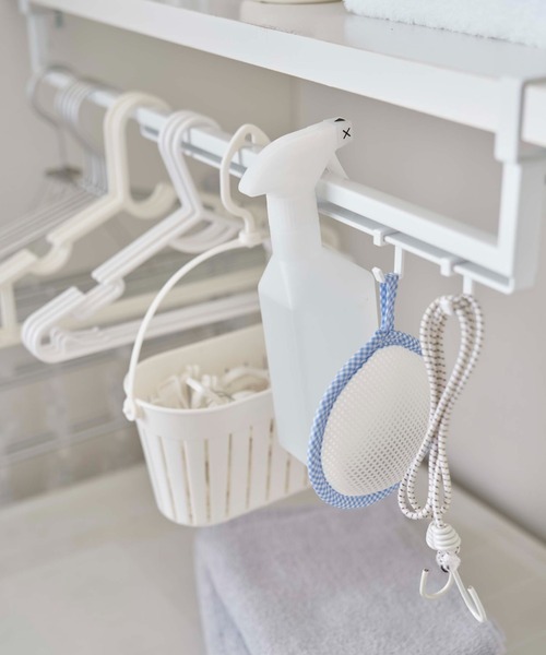 tower（タワー）の「WEB限定 tower 伸縮棚下収納ハンガー ホワイト（ランドリーグッズ・レディース・ホワイト・FREE）」の14枚目の写真