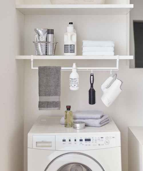 tower（タワー）の「WEB限定 tower 伸縮棚下収納ハンガー ホワイト（ランドリーグッズ・レディース・ホワイト・FREE）」の15枚目の写真