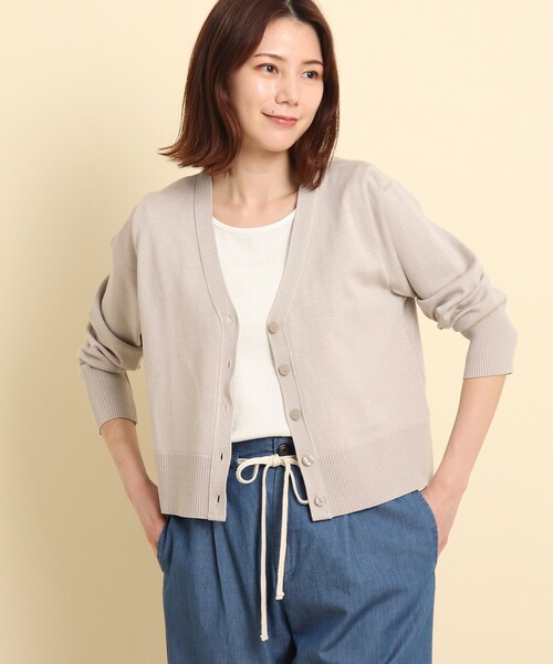 Dessin（デッサン）の「【日本製・洗える】コンパクトカーディガン＜S～L＞（カーディガン/ボレロ）」 WEAR