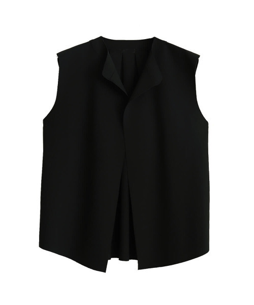 ISOOK(アイスー)の「Back tuck gillet / バックタックジレ(meg select)(その他アウター・レディース・ブラック/ブラウン・FREE)」の17枚目の写真