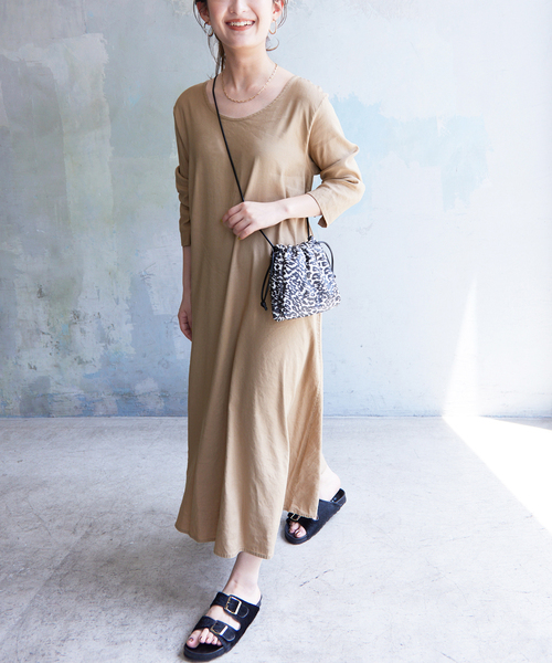 セール リネンクルーネックフレアワンピース ワンピース Slobe Iena スローブイエナ のファッション通販 Zozotown