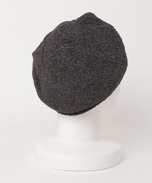 RACAL（ラカル）の「Japanese Paper Knit Tam Beret / 和紙混紡ニットタムベレー（ニットキャップ/ビーニー・メンズ・ブラック/グレー/ベージュ/ネイビー・FREE）」の15枚目の写真