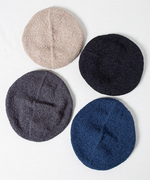 RACAL（ラカル）の「Japanese Paper Knit Tam Beret / 和紙混紡ニットタムベレー（ニットキャップ/ビーニー・メンズ・ブラック/グレー/ベージュ/ネイビー・FREE）」の21枚目の写真