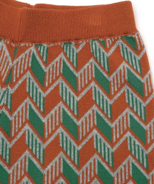 チチカカ（チチカカ）の「キカ柄ニットパンツ（その他パンツ・レディース・ブルー/ブラック/オレンジ・FREE）」の16枚目の写真