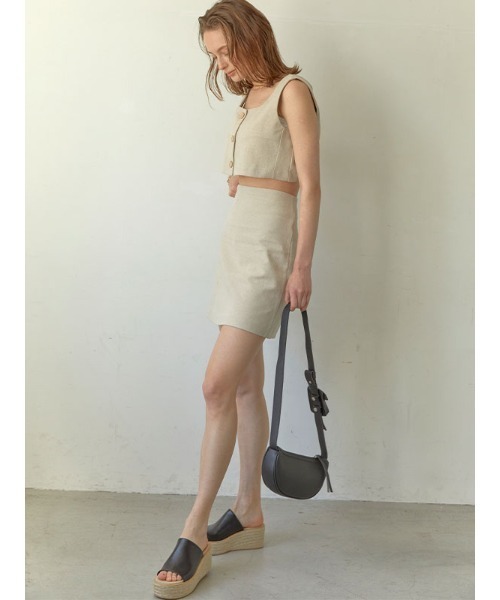 ACYM（アシーム）の「Twin pouch body バッグ（ショルダーバッグ・レディース・ブラック/ベージュ/モカ・FREE）」の9枚目の写真